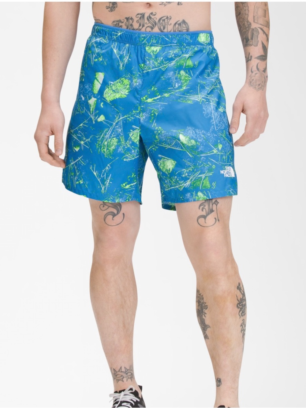 The North Face Men’s Wander Hybrid Blue Green Shorts Size L